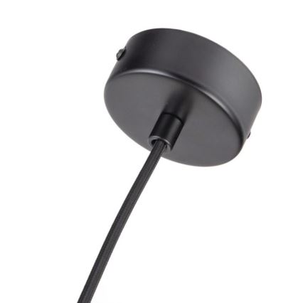 Lustr na lanku 1xGU10/10W/230V pr. 8 cm masiv/jasan