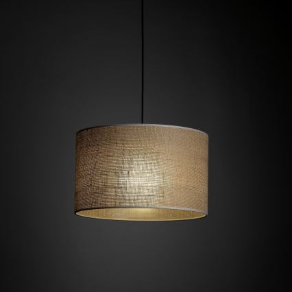Lustr na lanku do 3-fázového lištového systému TRACER 1xE27/15W/230V pr. 38 cm černá/hnědá