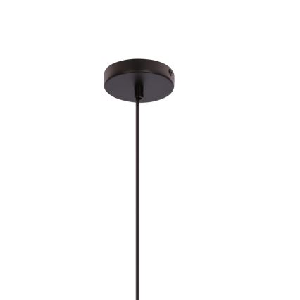 Lustr na lanku AFRICA 1xE27/40W/230V pr. 50 cm hnědá/krémová