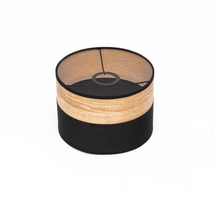 Lustr na lanku ALBA 1xE27/15W/230V pr. 20 cm černá/hnědá