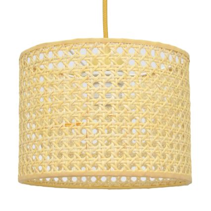 Lustr na lanku ALBA 1xE27/15W/230V pr. 20 cm ratan