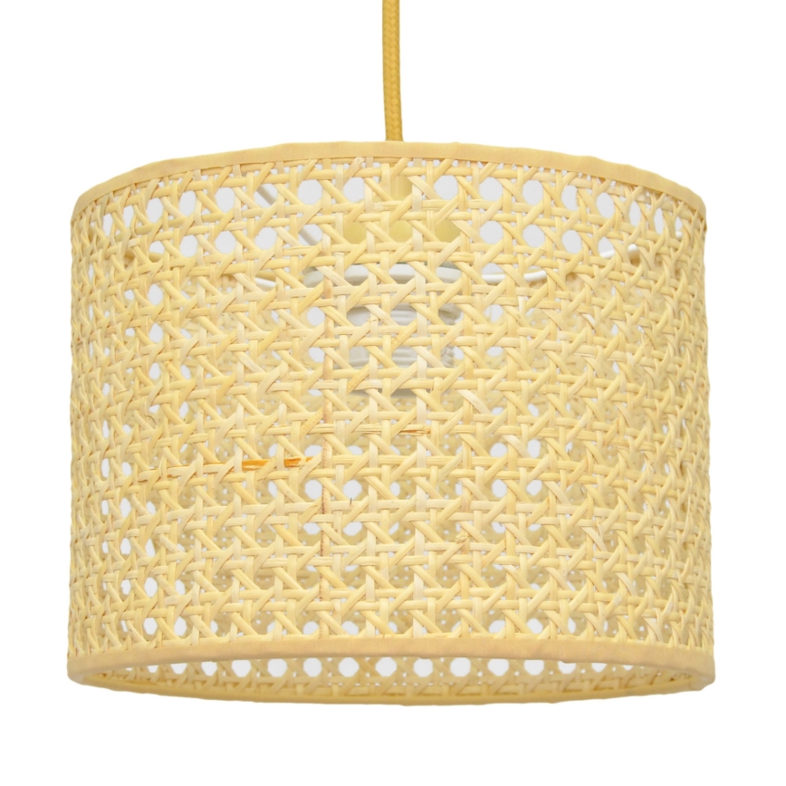 Lustr na lanku ALBA 1xE27/15W/230V pr. 20 cm ratan
