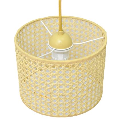 Lustr na lanku ALBA 1xE27/15W/230V pr. 20 cm ratan