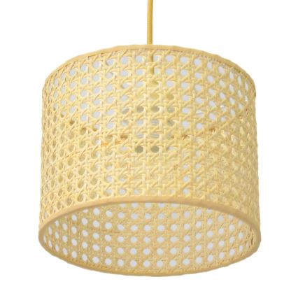 Lustr na lanku ALBA 1xE27/15W/230V pr. 20 cm ratan