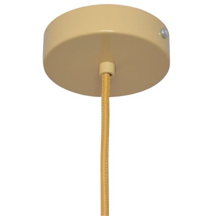 Lustr na lanku ALBA 1xE27/15W/230V pr. 20 cm ratan