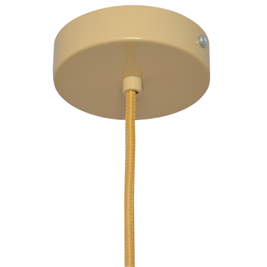 Lustr na lanku ALBA 1xE27/15W/230V pr. 20 cm ratan