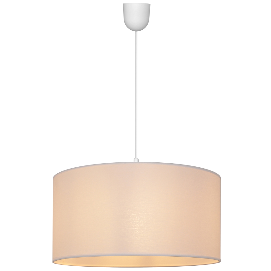 Lustr na lanku ALBA 1xE27/15W/230V pr. 40 cm bílá