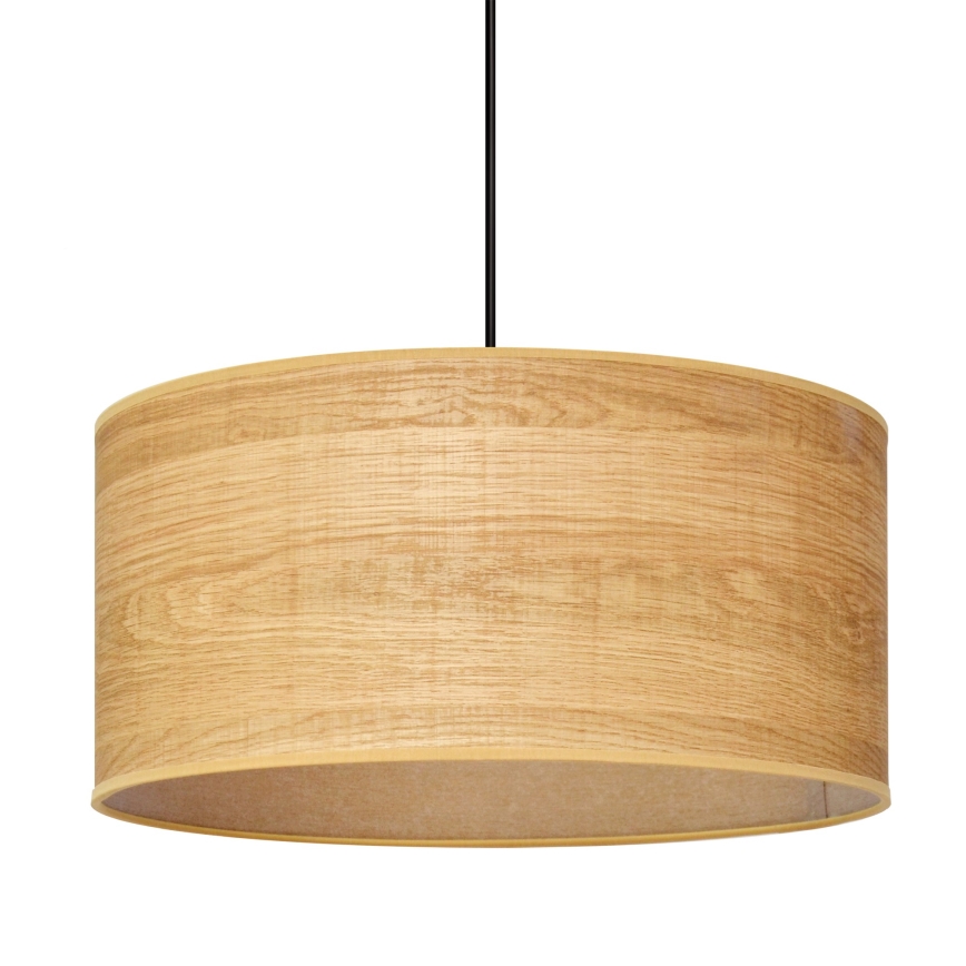 Lustr na lanku ALBA 1xE27/15W/230V pr. 40 cm hnědá/černá