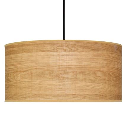 Lustr na lanku ALBA 1xE27/15W/230V pr. 40 cm hnědá/černá