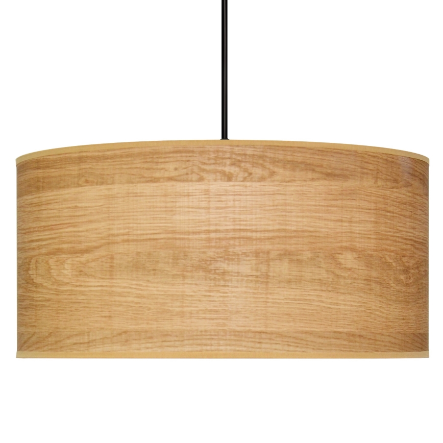 Lustr na lanku ALBA 1xE27/15W/230V pr. 40 cm hnědá/černá
