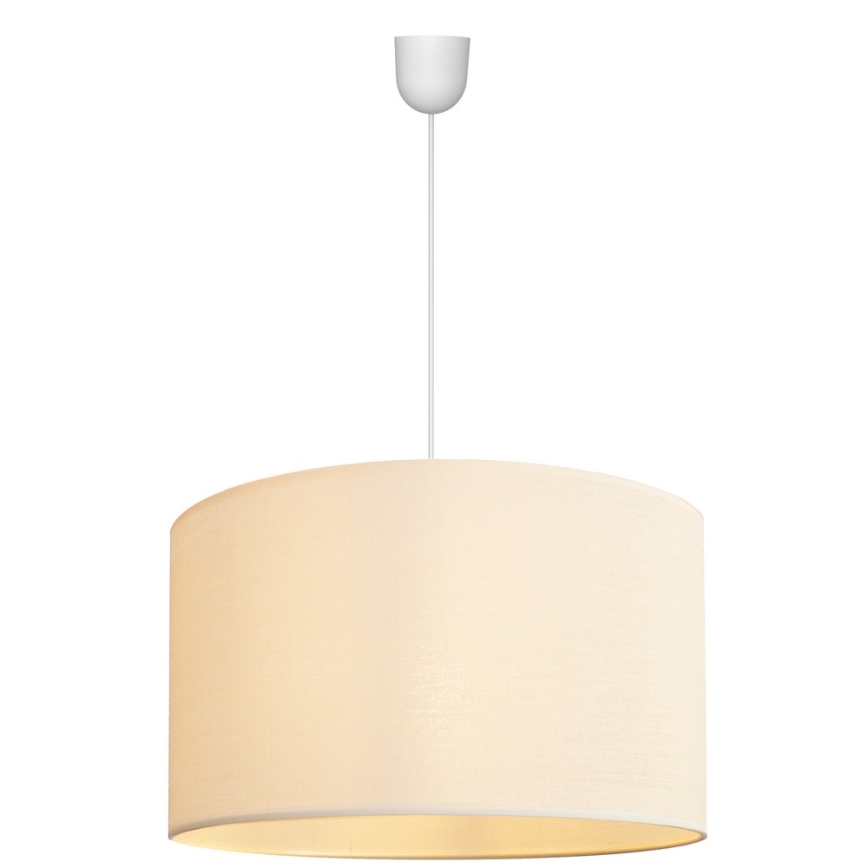 Lustr na lanku ALBA 1xE27/15W/230V pr. 45 cm béžová
