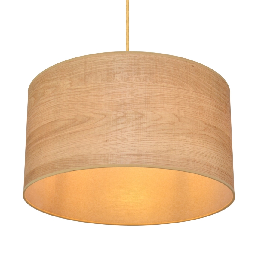 Lustr na lanku ALBA 1xE27/15W/230V pr. 45 cm hnědá