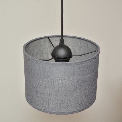 Lustr na lanku ALBA 2xE27/15W/230V šedá