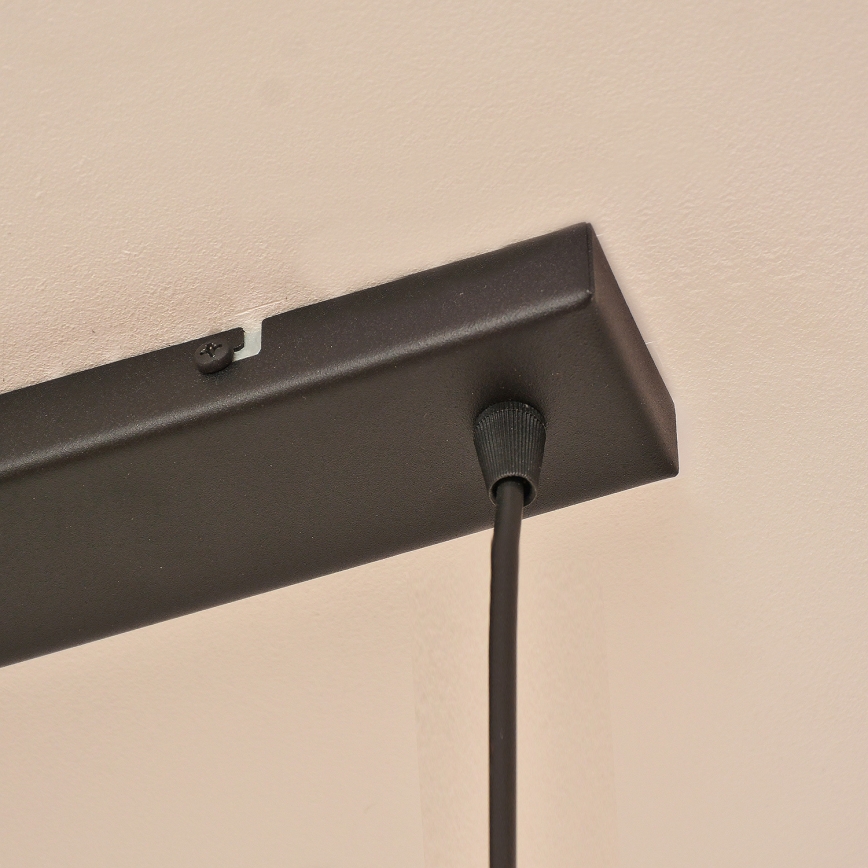 Lustr na lanku ALBA 3xE27/15W/230V šedá