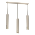 Lustr na lanku ALTRO 3xGU10/8W/230V béžová
