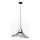 Lustr na lanku ALURA 1xE27/60W/230V pr. 50 cm černá