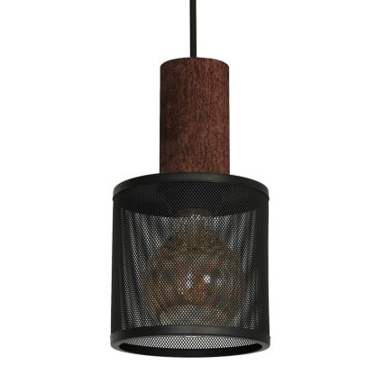 Lustr na lanku ARES BLACK 1xE27/60W/230V