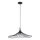 Lustr na lanku ARIELLE 1xE27/20W/230V pr. 50 cm černá