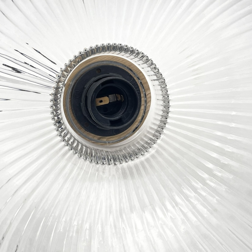 Lustr na lanku ASTA 1xE27/60W/230V pr. 28 cm dub