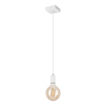 Lustr na lanku ASTRID 1xE27/60W/230V bílá