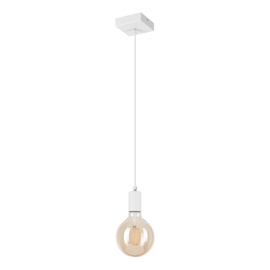 Lustr na lanku ASTRID 1xE27/60W/230V bílá