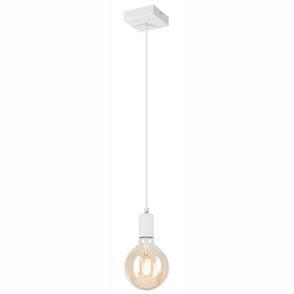 Lustr na lanku ASTRID 1xE27/60W/230V bílá