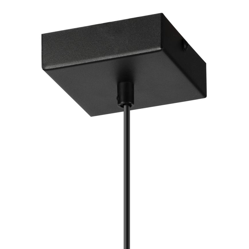 Lustr na lanku ASTRID 1xE27/60W/230V matná černá