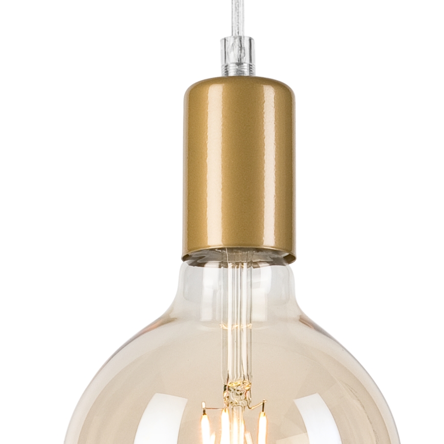 Lustr na lanku ASTRID 1xE27/60W/230V zlatá