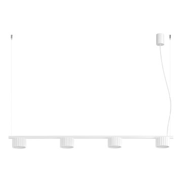 Lustr na lanku AURA 4xGX53/10W/230V bílá