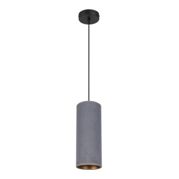 Lustr na lanku AVALO 1xE27/60W/230V šedá