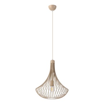 Lustr na lanku BALERINA 1xE27/15W/230V béžová