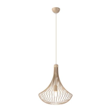 Lustr na lanku BALERINA 1xE27/15W/230V béžová