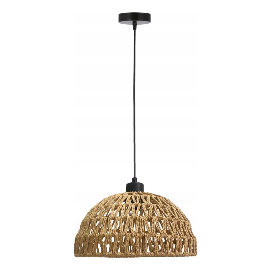 Lustr na lanku BALLI 1xE27/40W/230V béžová