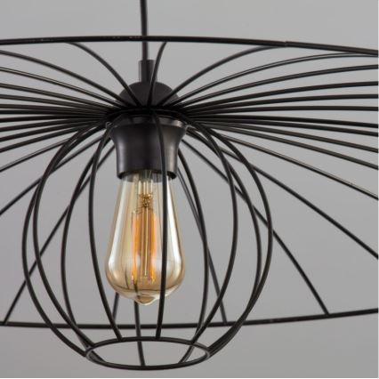 Lustr na lanku BARBELLA 1xE27/60W/230V pr. 80 cm