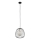 Lustr na lanku BELL 1xG9/12W/230V pr. 24 cm černá/zlatá