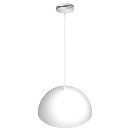 Lustr na lanku BETA 1xE27/60W/230V pr. 35 cm bílá