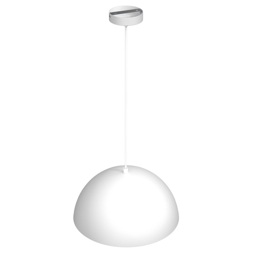 Lustr na lanku BETA 1xE27/60W/230V pr. 35 cm bílá