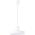 Lustr na lanku BILO 1xE27/15W/230V pr. 35 cm bílá
