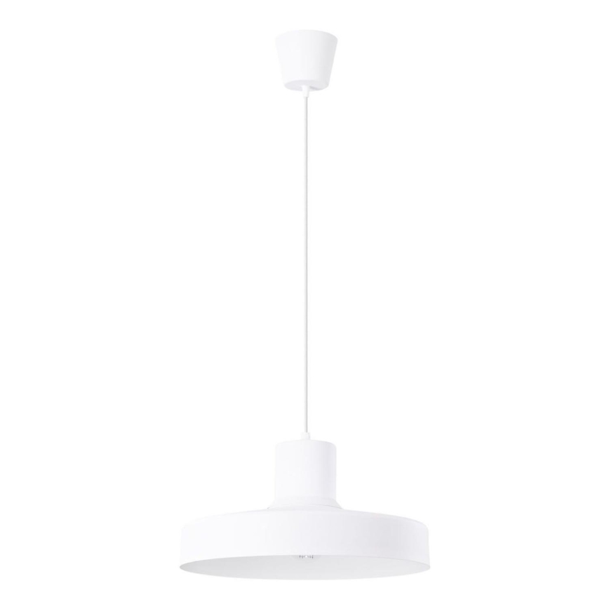 Lustr na lanku BILO 1xE27/15W/230V pr. 35 cm bílá