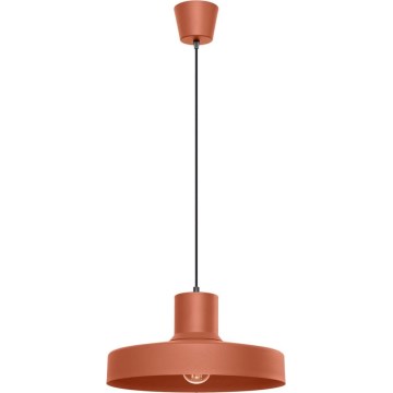 Lustr na lanku BILO 1xE27/15W/230V pr. 35 cm oranžová