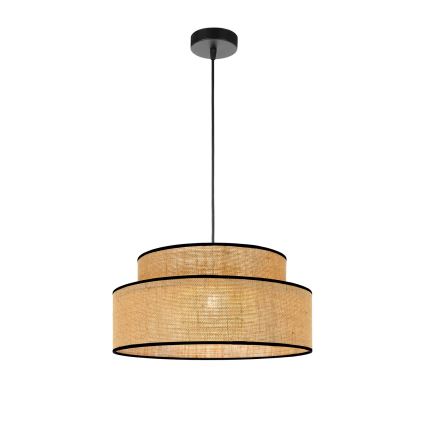 Lustr na lanku BOHO 1xE27/60W/230V béžová