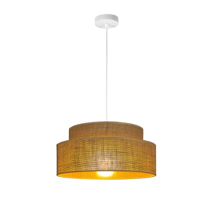 Lustr na lanku BOHO 1xE27/60W/230V béžová