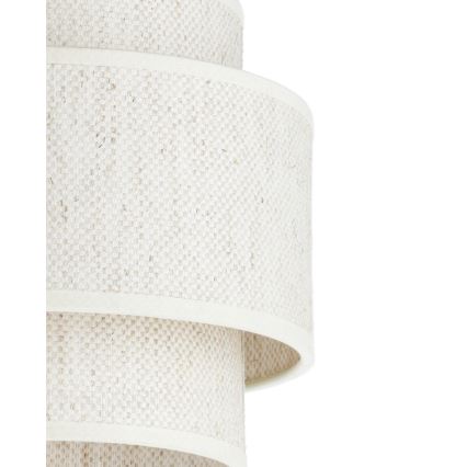 Lustr na lanku BOHO 1xE27/60W/230V pr. 20 cm bílá