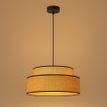 Lustr na lanku BOHO 1xE27/60W/230V pr. 40 cm béžová