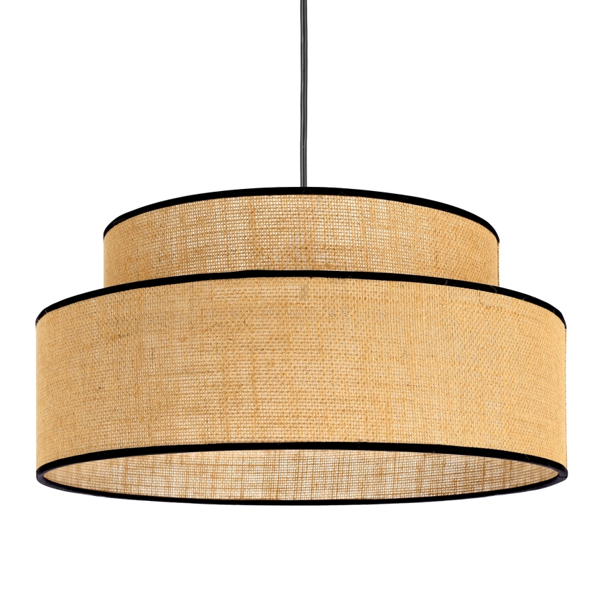 Lustr na lanku BOHO 1xE27/60W/230V pr. 40 cm béžová