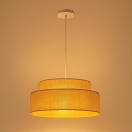Lustr na lanku BOHO 1xE27/60W/230V pr. 40 cm béžová