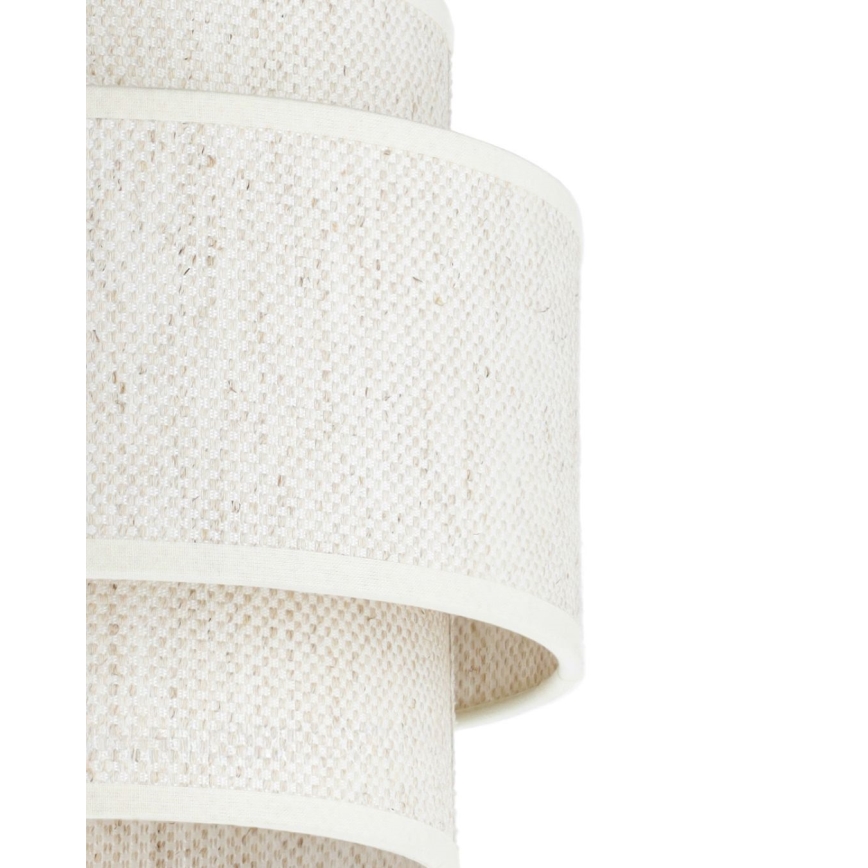 Lustr na lanku BOHO 3xE27/60W/230V bílá