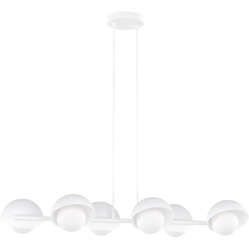 Lustr na lanku BOOM 6xG9/8W/230V bílá