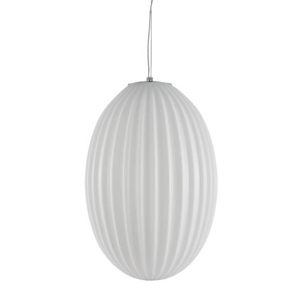 Lustr na lanku BRAGA 1xE27/60W/230V bílá