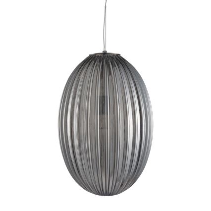 Lustr na lanku BRAGA 1xE27/60W/230V šedá